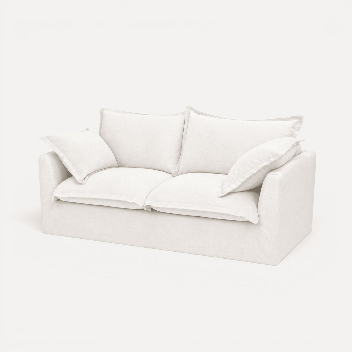Noosa Sofa - 2 Seater Living Furniture Beachwood Designs Urban Snow 