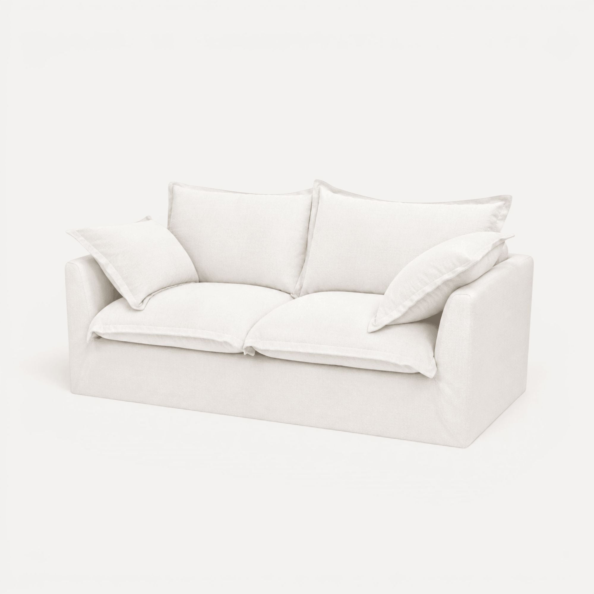 Noosa Sofa - 2 Seater Living Furniture Beachwood Designs Urban Snow 
