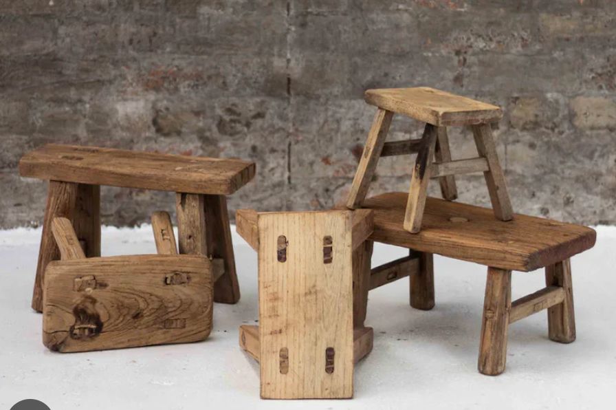 Original Baby Elm Stool Homewares Beachwood Designs 