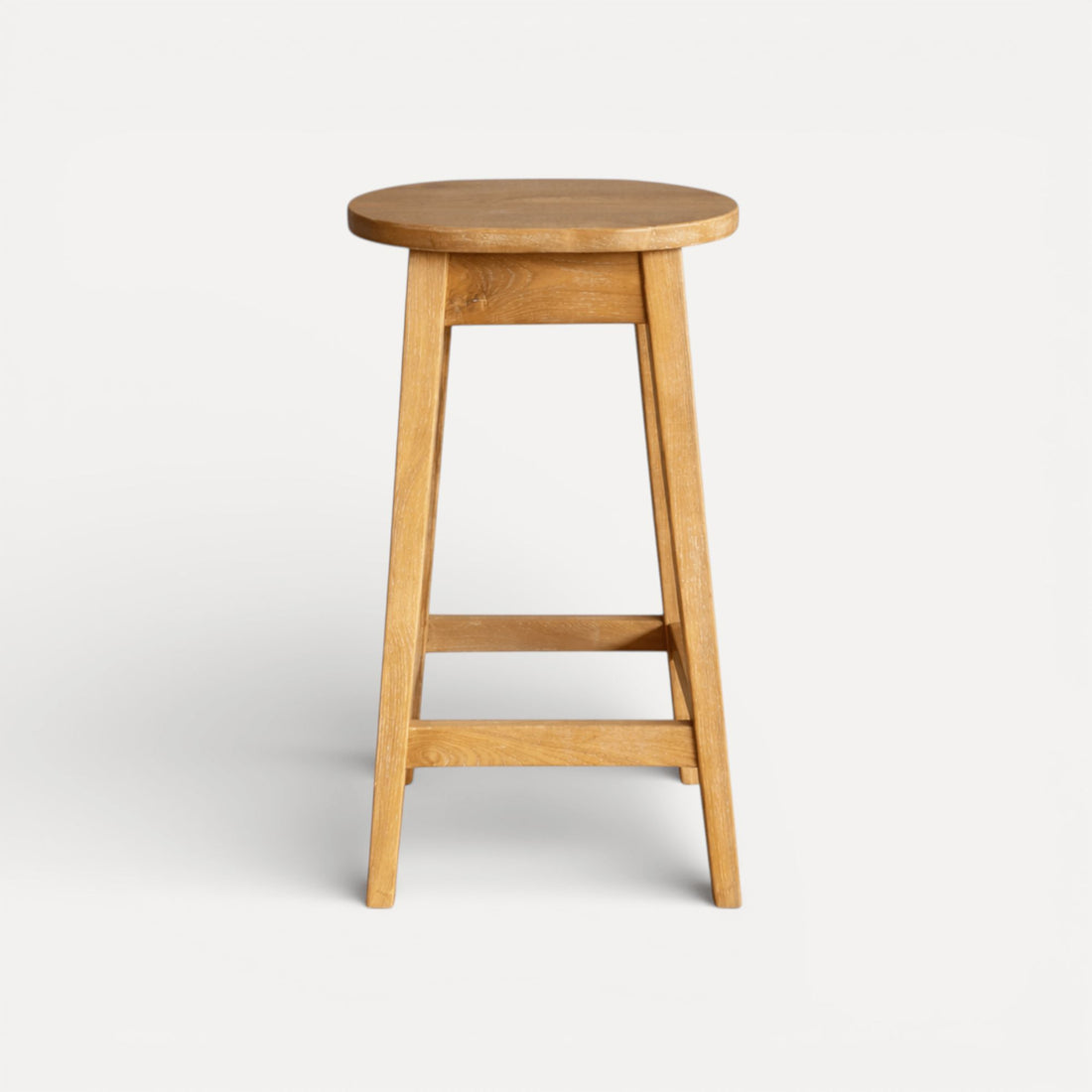 Oval Bartool - Limed Ash Dining Furniture Beachwood Designs 