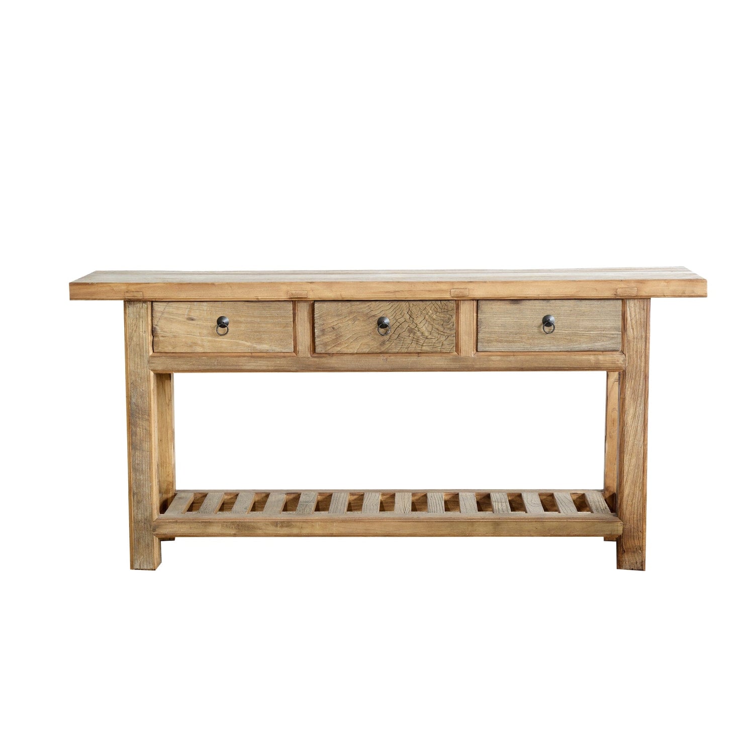 Overhang Elm Console L1600mm - Natural Living Furniture Beachwood Designs 