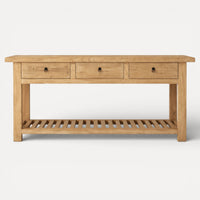 Overhang Elm Console L1800mm