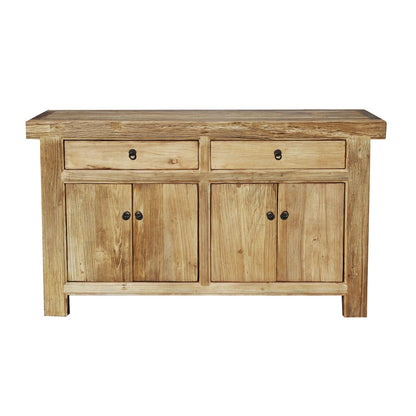 Overhang Elm Sideboard L1500mm Living Furniture Beachwood Designs Natural Elm 