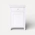 Pacific Bedside 500L - 1 Dawer + Door Bedroom Furniture Beachwood Designs Avalon White