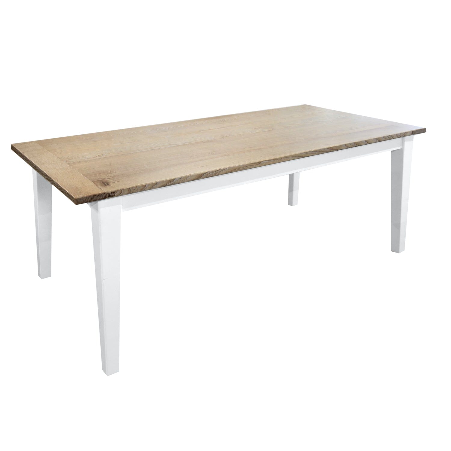 Pacific Dining Table L1800mm Dining Furniture Beachwood Designs White &amp; Limed Ash 