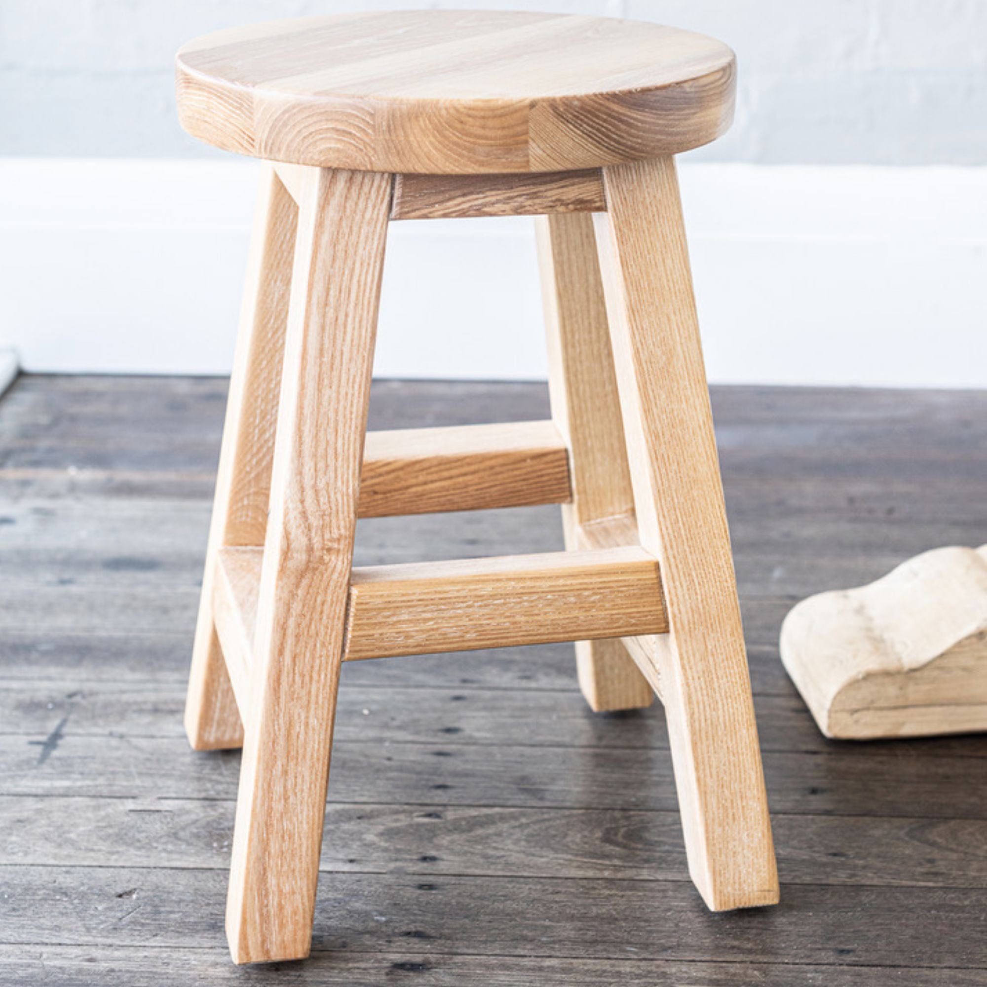 Pacific Stool - Limed Ash Dining Furniture Beachwood Designs