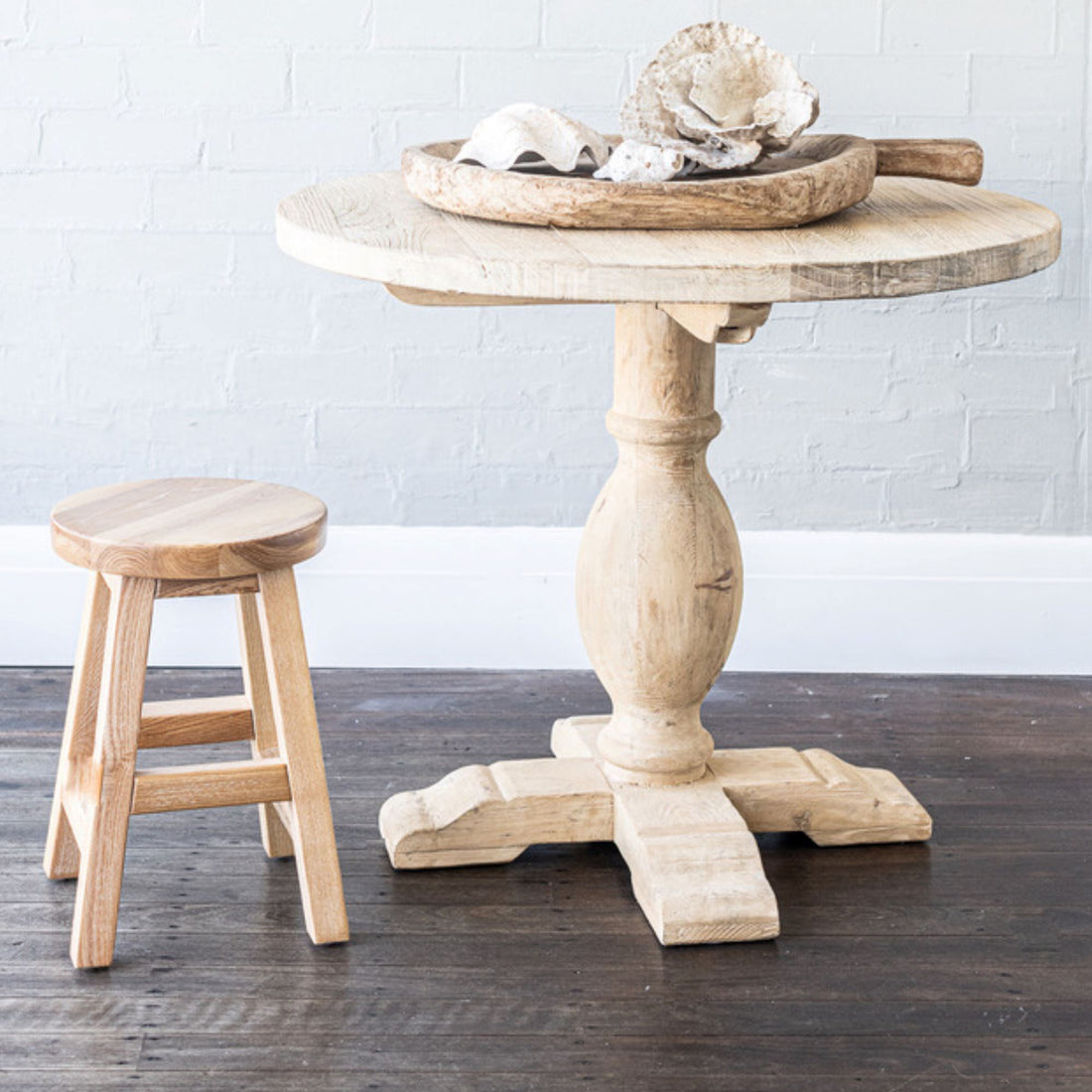 Pacific Stool - Limed Ash Dining Furniture Beachwood Designs 