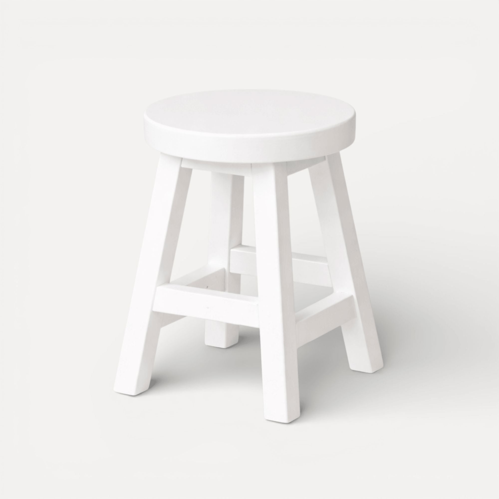 Pacific Stool - White Dining Furniture Beachwood Designs