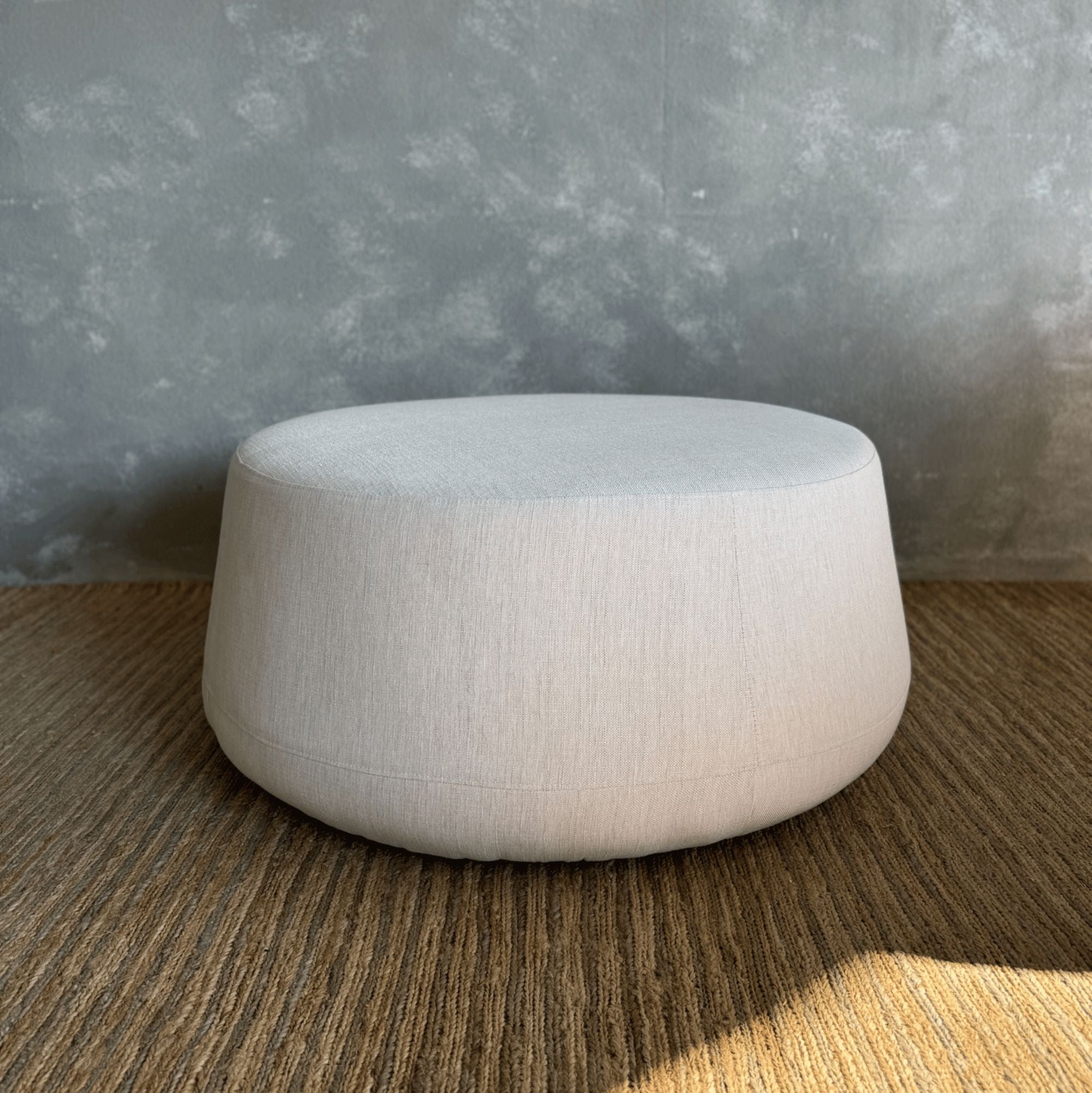 Palma Round Ottoman - D1000mm Living Furniture Beachwood Designs 