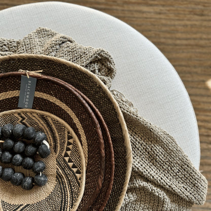 Palma Round Ottoman - D620mm Living Furniture Beachwood Designs 