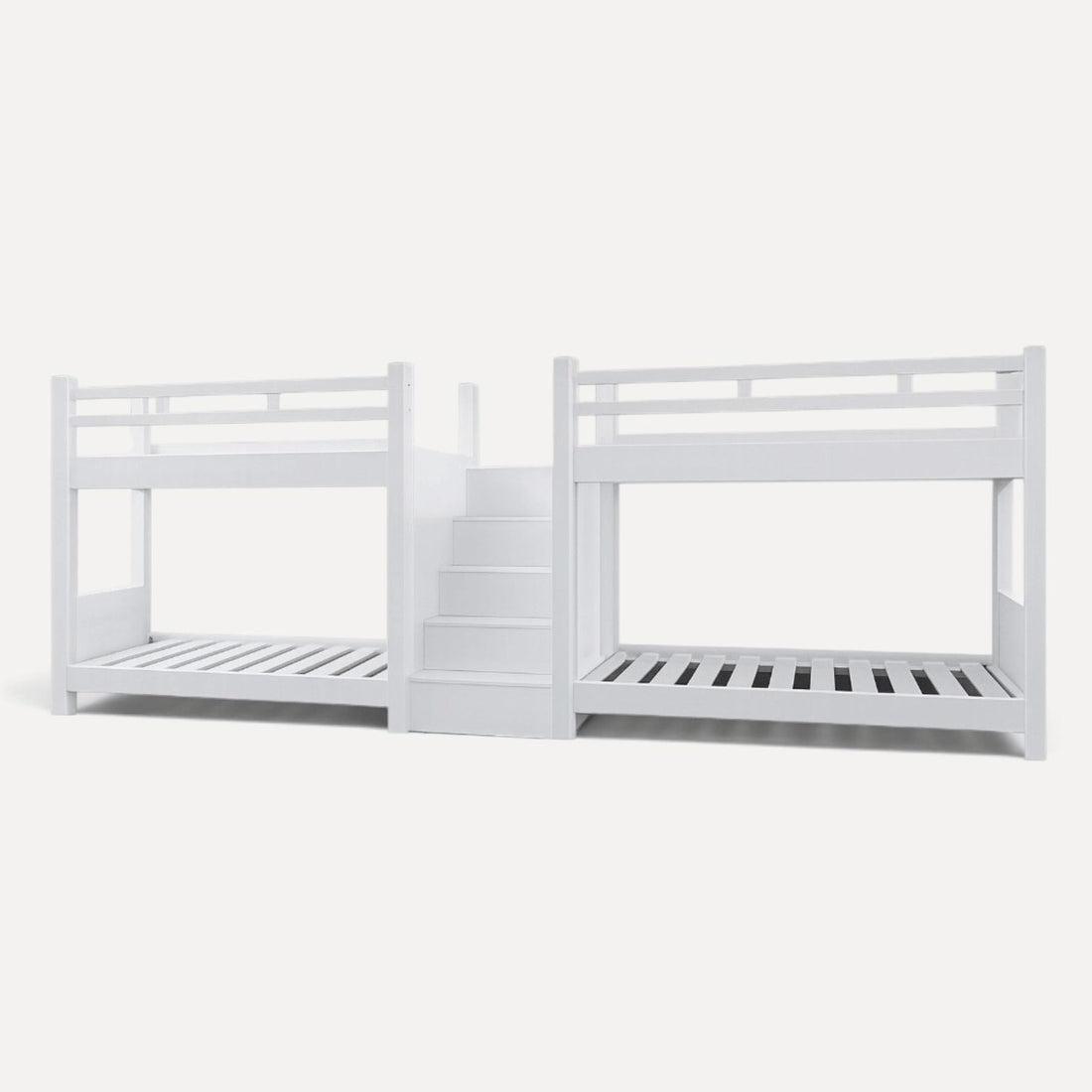 Quad Bunk Bed - Central Staircase Bedroom Furniture Beachwood Designs 