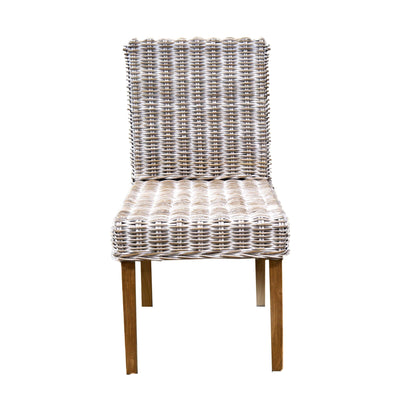 Rattan Chair Dining Furniture Beachwood Designs Whitewash Rattan