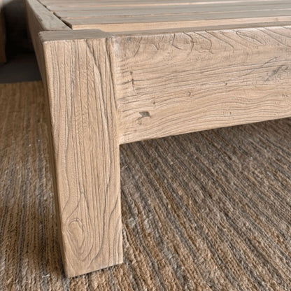 Reclaimed Elm Bed Base - King Bedroom Furniture Beachwood Designs 