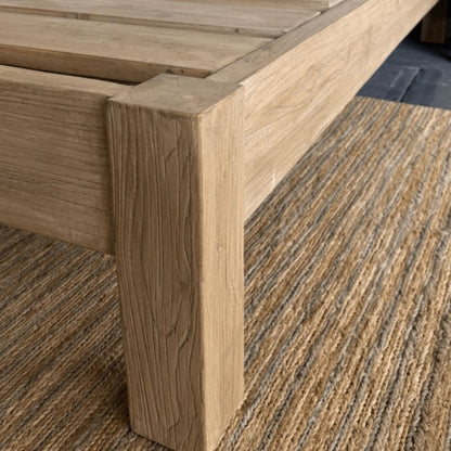 Reclaimed Elm Bed Base - King Bedroom Furniture Beachwood Designs 