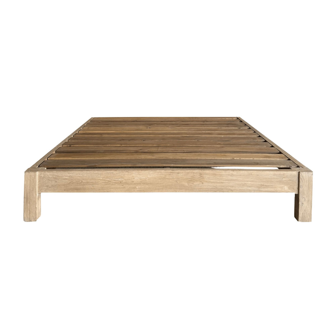 Reclaimed Elm Bed Base - King Bedroom Furniture Beachwood Designs 