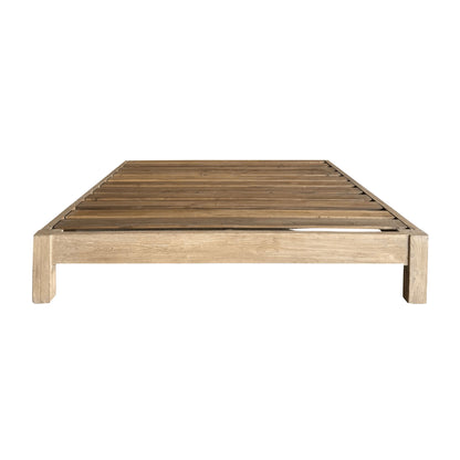 Reclaimed Elm Bed Base - Queen Bedroom Furniture Beachwood Designs 