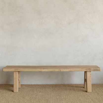 Reclaimed Elm Bench Seat L2100mm Dining Furniture Beachwood Designs