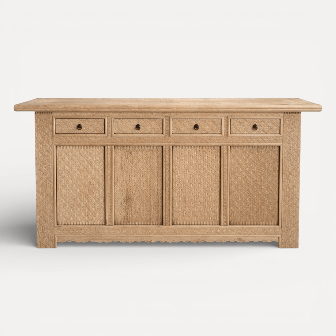 Carved Elm Sideboard L2000mm