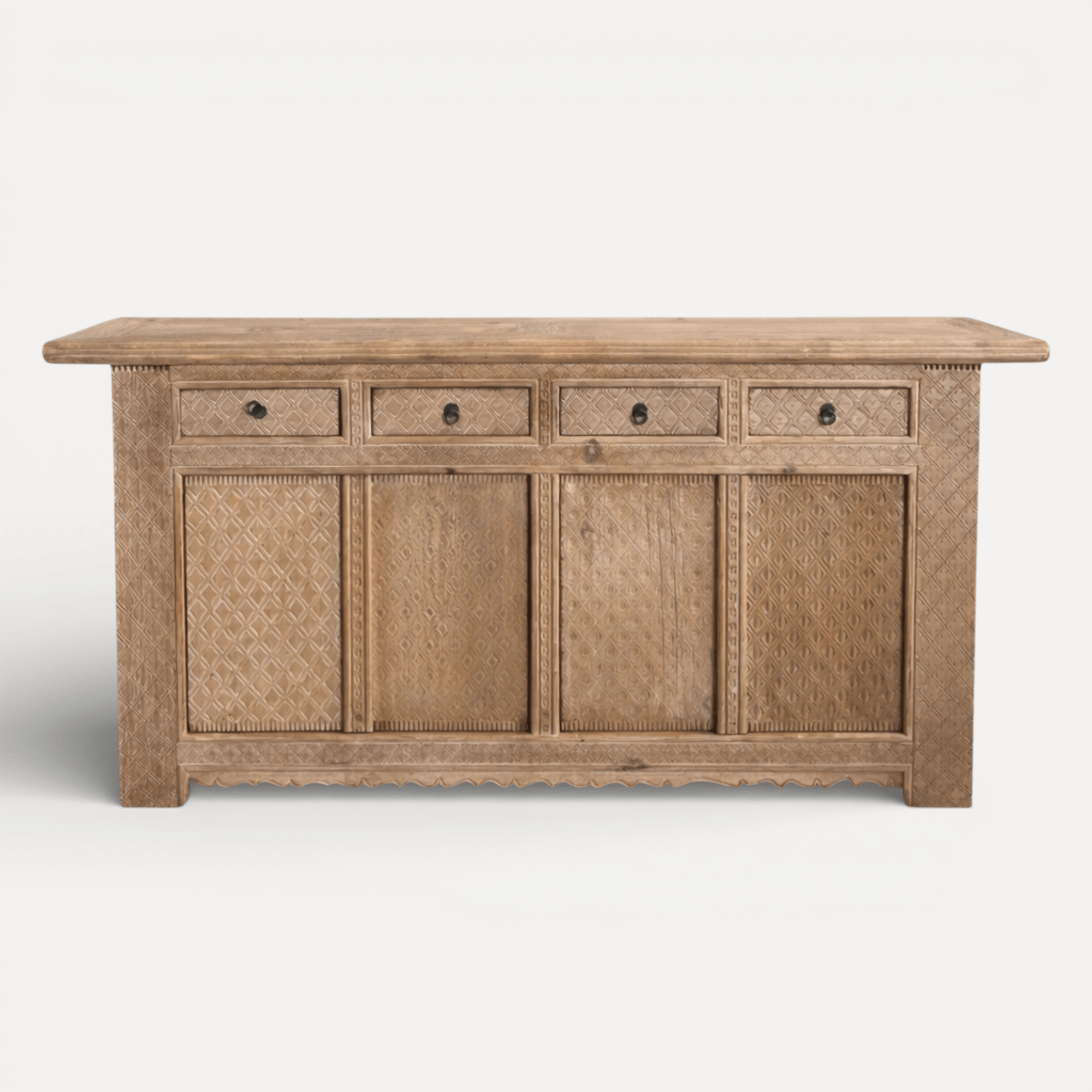 Carved Elm Sideboard L2000mm