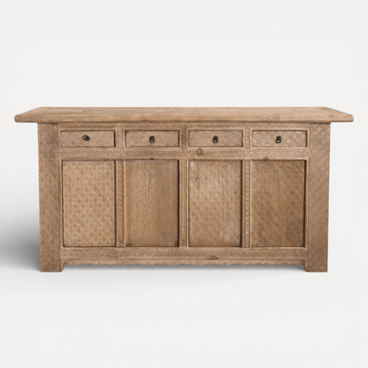 Carved Elm Sideboard L2000mm