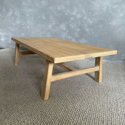 Reclaimed Elm Coffee Table Living Furniture Beachwood Designs 
