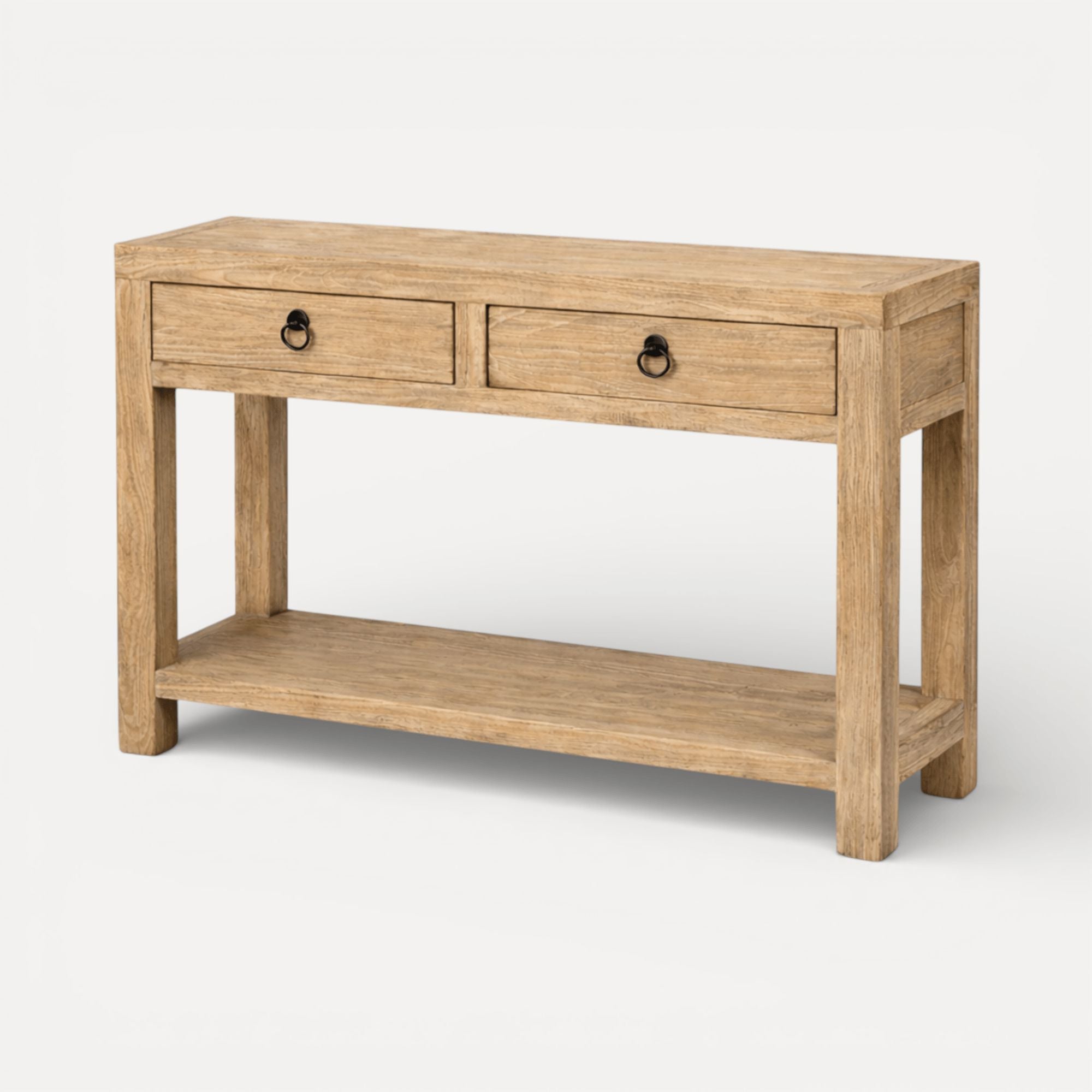 Reclaimed Elm Console L1000mm Living Furniture Beachwood Designs 