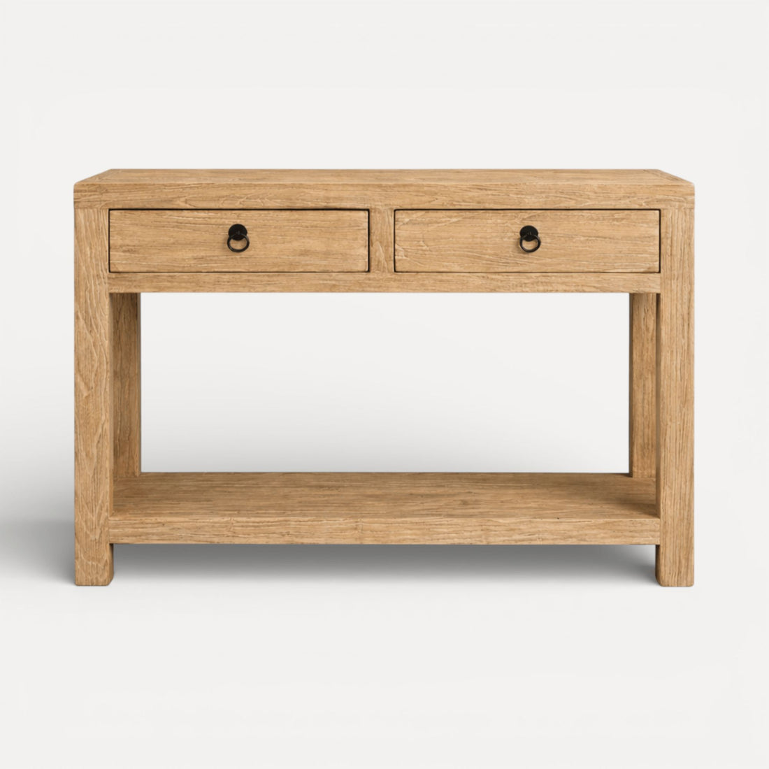 Reclaimed Elm Console L1000mm Living Furniture Beachwood Designs Natural Elm