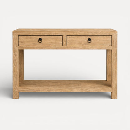 Reclaimed Elm Console L1000mm Living Furniture Beachwood Designs Natural Elm 