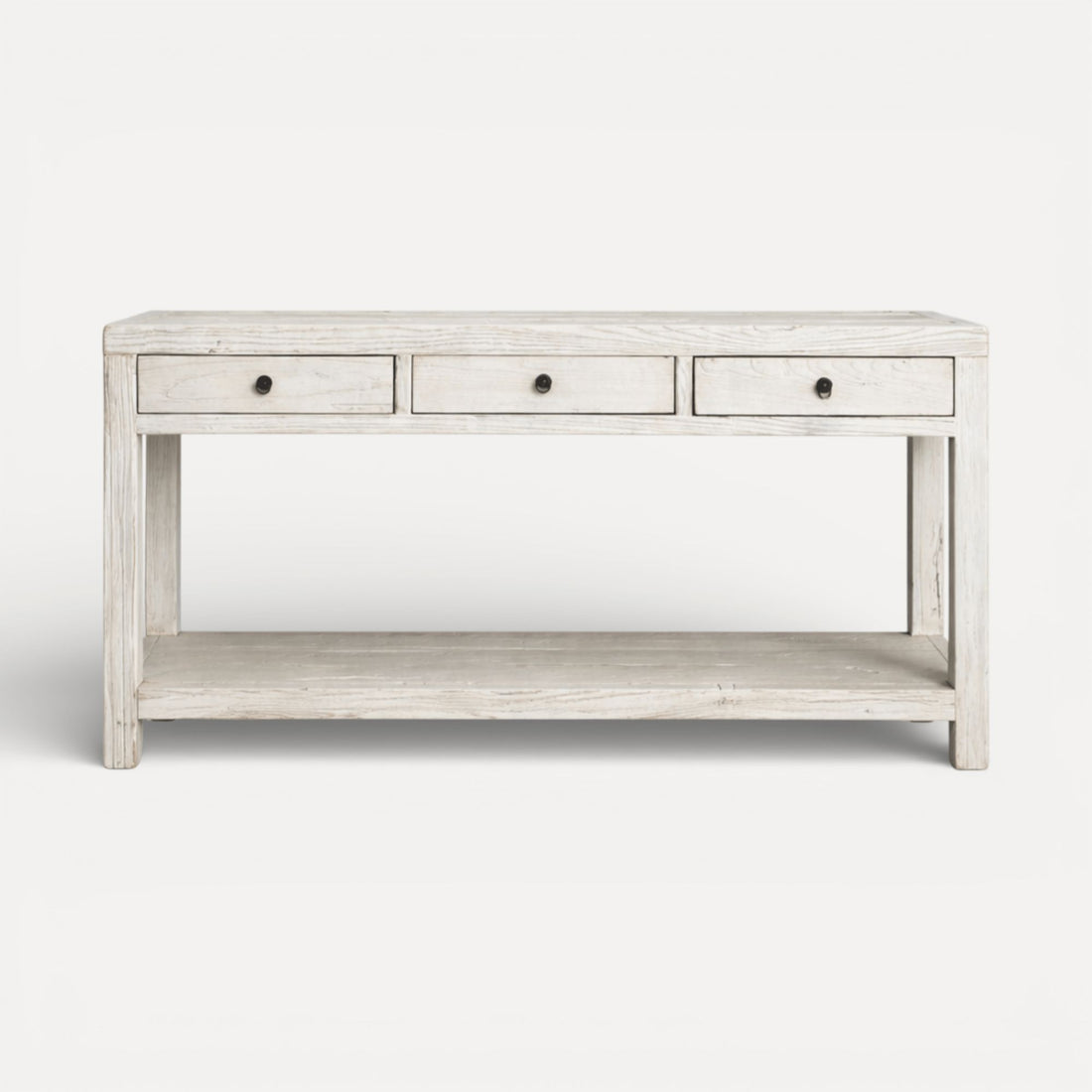 Reclaimed Elm Console L1800mm Living Furniture Beachwood Designs Painted White Elm