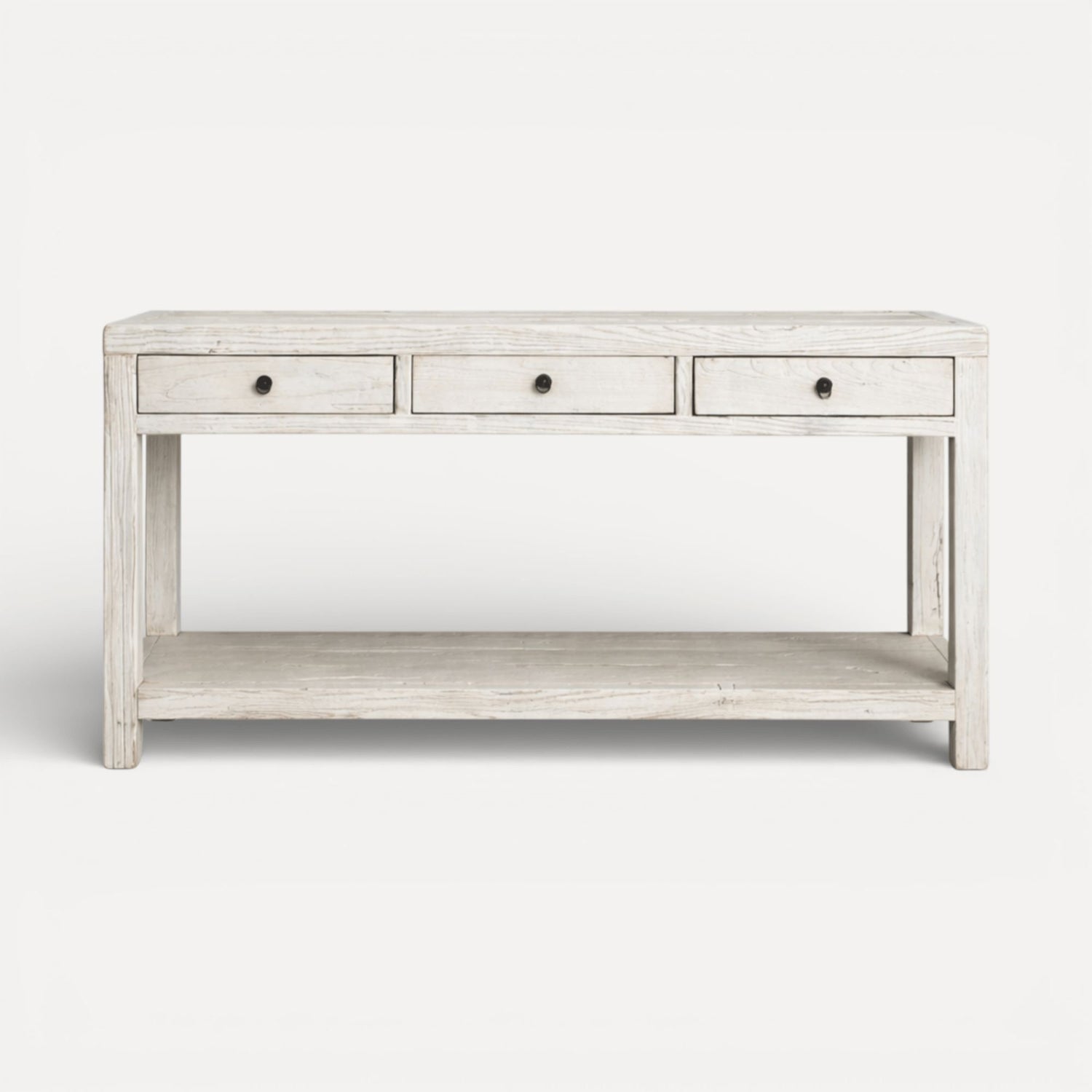 Reclaimed Elm Console L1800mm Living Furniture Beachwood Designs Painted White Elm 