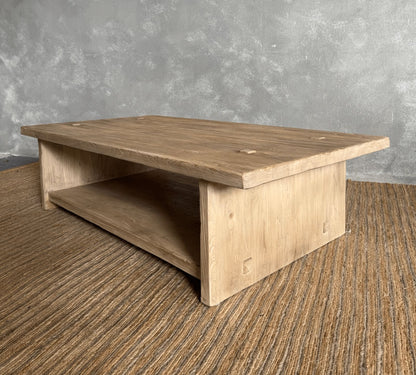 Reclaimed Elm Join Detail Coffee Table Living Furniture Beachwood Designs