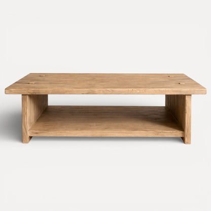 Reclaimed Elm Join Detail Coffee Table Living Furniture Beachwood Designs 