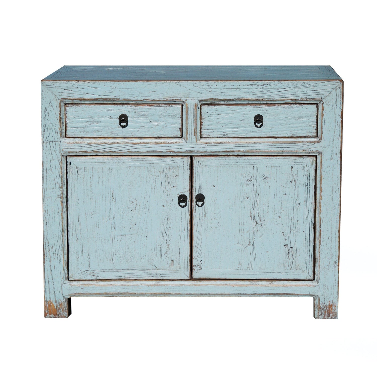 Reclaimed Elm Sideboard L1000mm Living Furniture Beachwood Designs Painted Light Blue Elm 