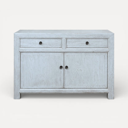 Reclaimed Elm Sideboard L1200mm Living Furniture Beachwood Designs Painted Light Blue Elm 