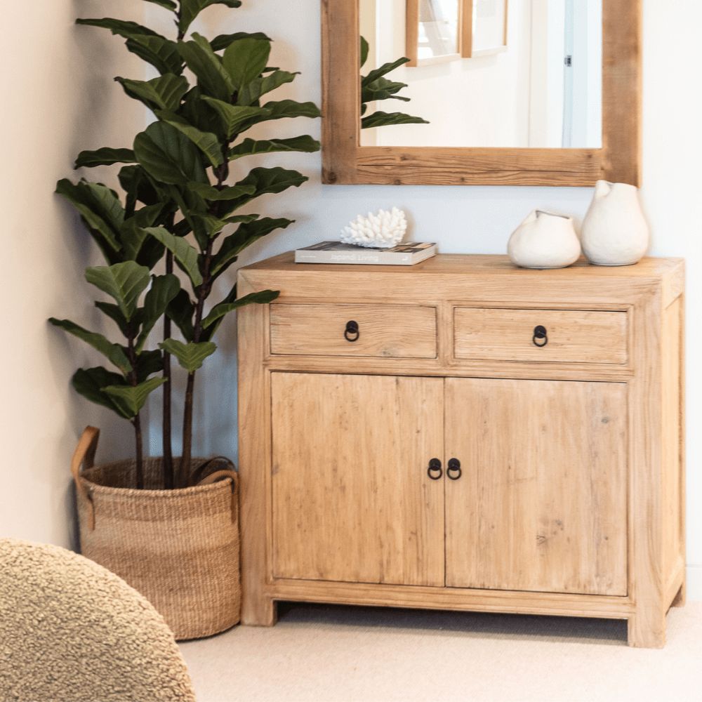 Reclaimed Elm Sideboard L1400mm Living Furniture Beachwood Designs 