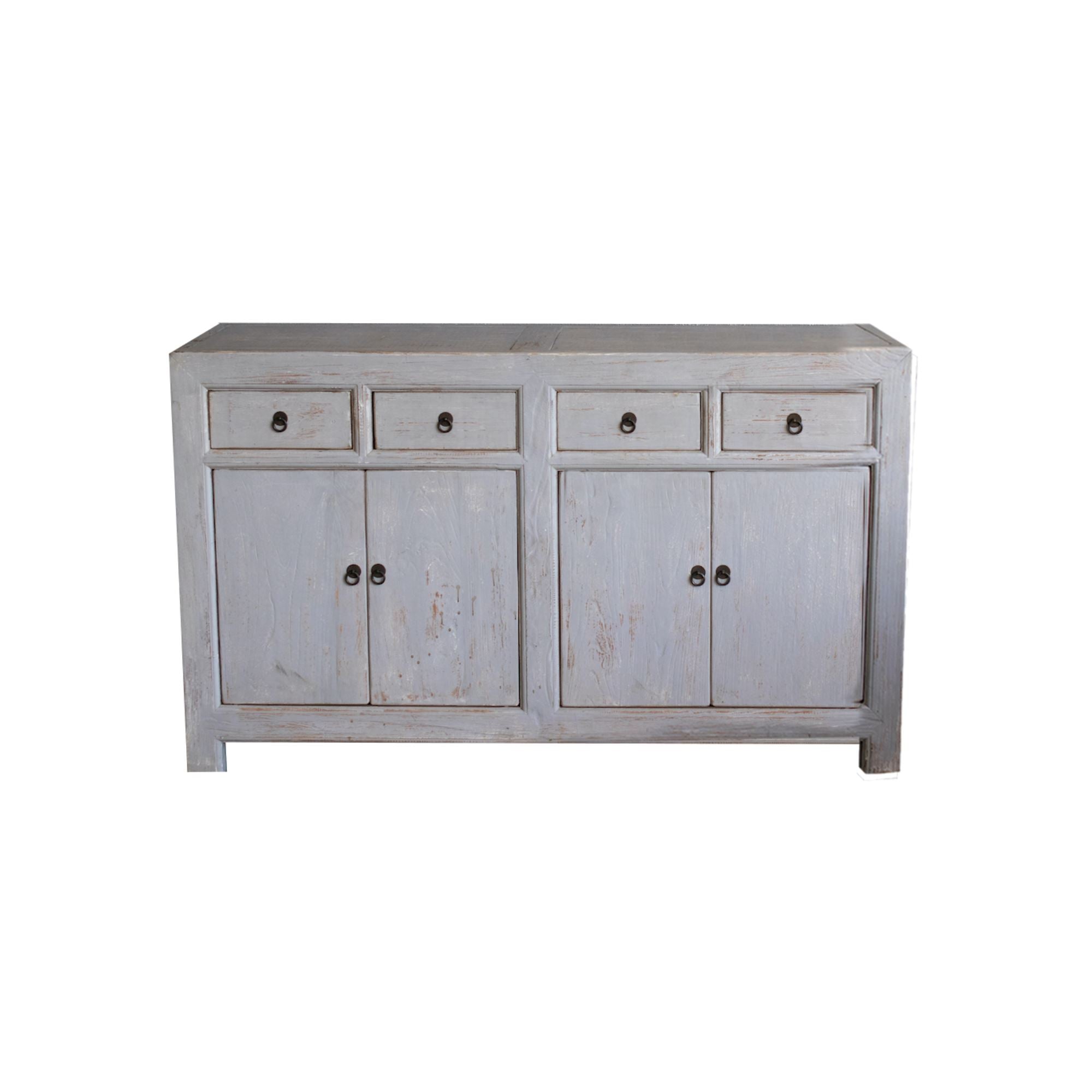 Reclaimed Elm Sideboard L1600mm Living Furniture Beachwood Designs Painted Light Grey Elm 