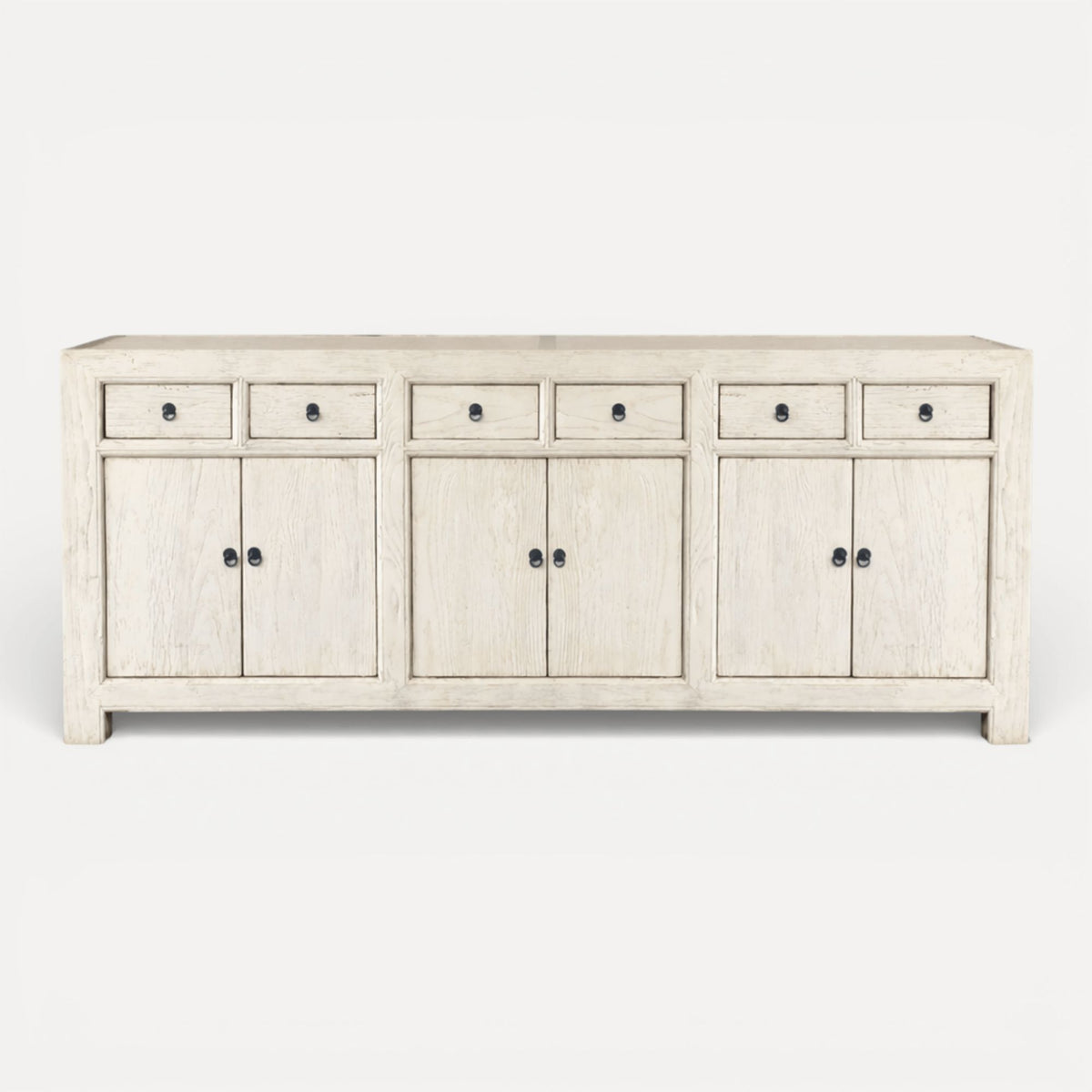 Reclaimed Elm Sideboard L2200mm Living Furniture Beachwood Designs Painted White Elm
