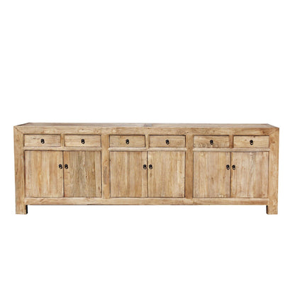 Reclaimed Elm Sideboard L2400mm Living Furniture Beachwood Designs Natural Elm 