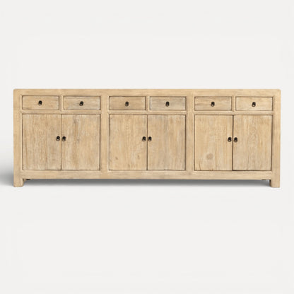 Reclaimed Elm Sideboard L2600mm Living Furniture Beachwood Designs Natural Elm 