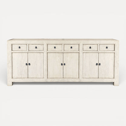 Reclaimed Elm Sideboard L2600mm Living Furniture Beachwood Designs Painted White Elm 