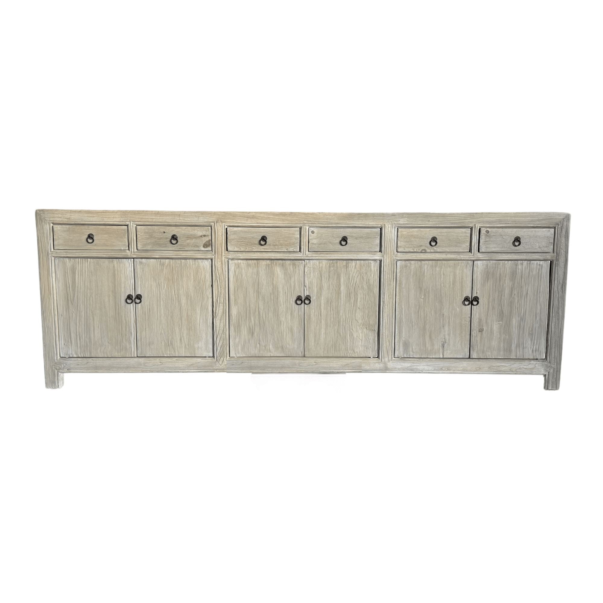 Reclaimed Elm Sideboard L2600mm Living Furniture Beachwood Designs Vintage Smoked Elm 