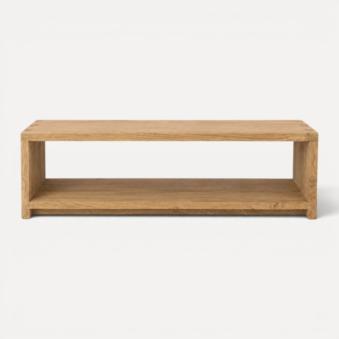 Reclaimed Pine Cubic Bench Seat Dining Furniture Beachwood Designs 
