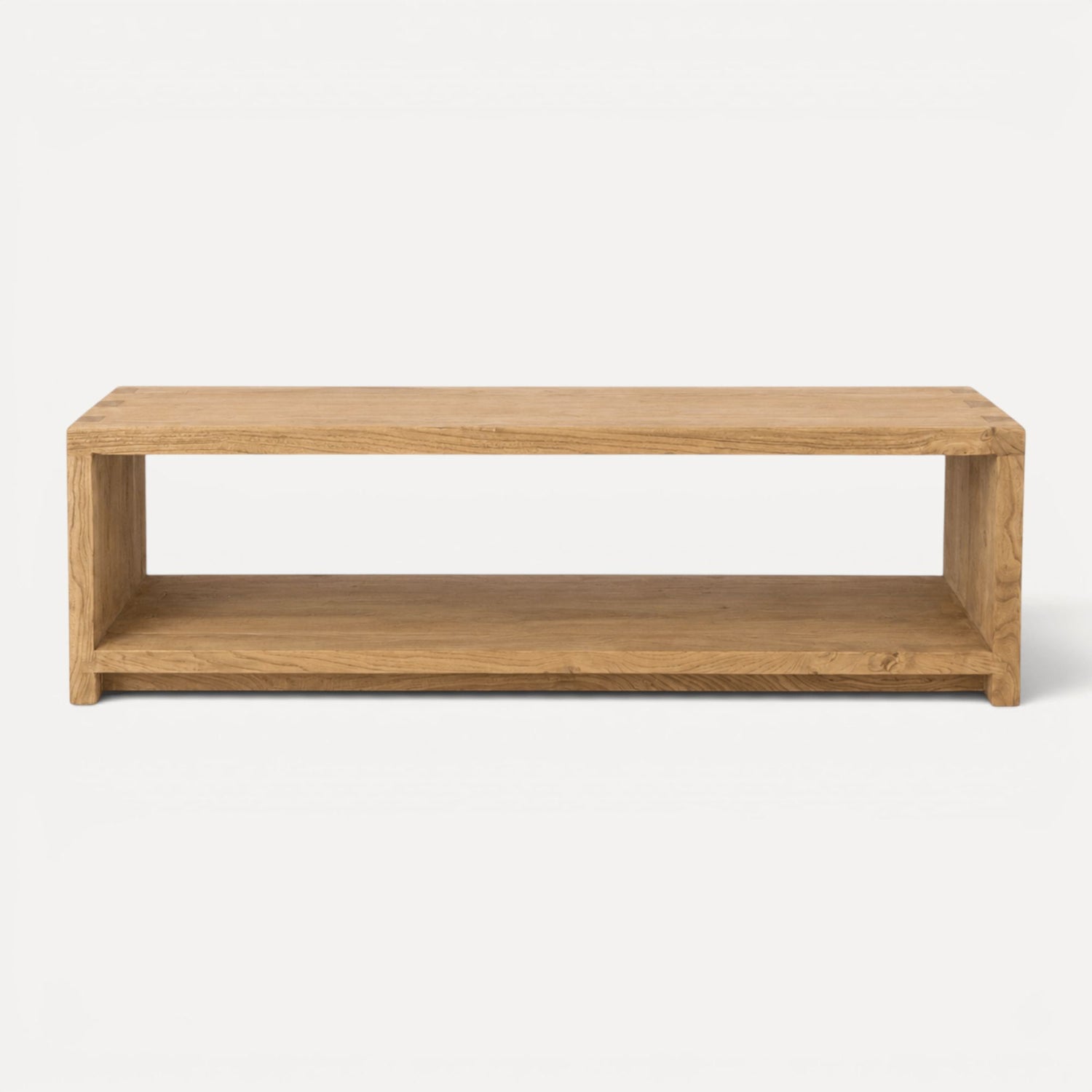 Reclaimed Pine Cubic Bench Seat Dining Furniture Beachwood Designs 