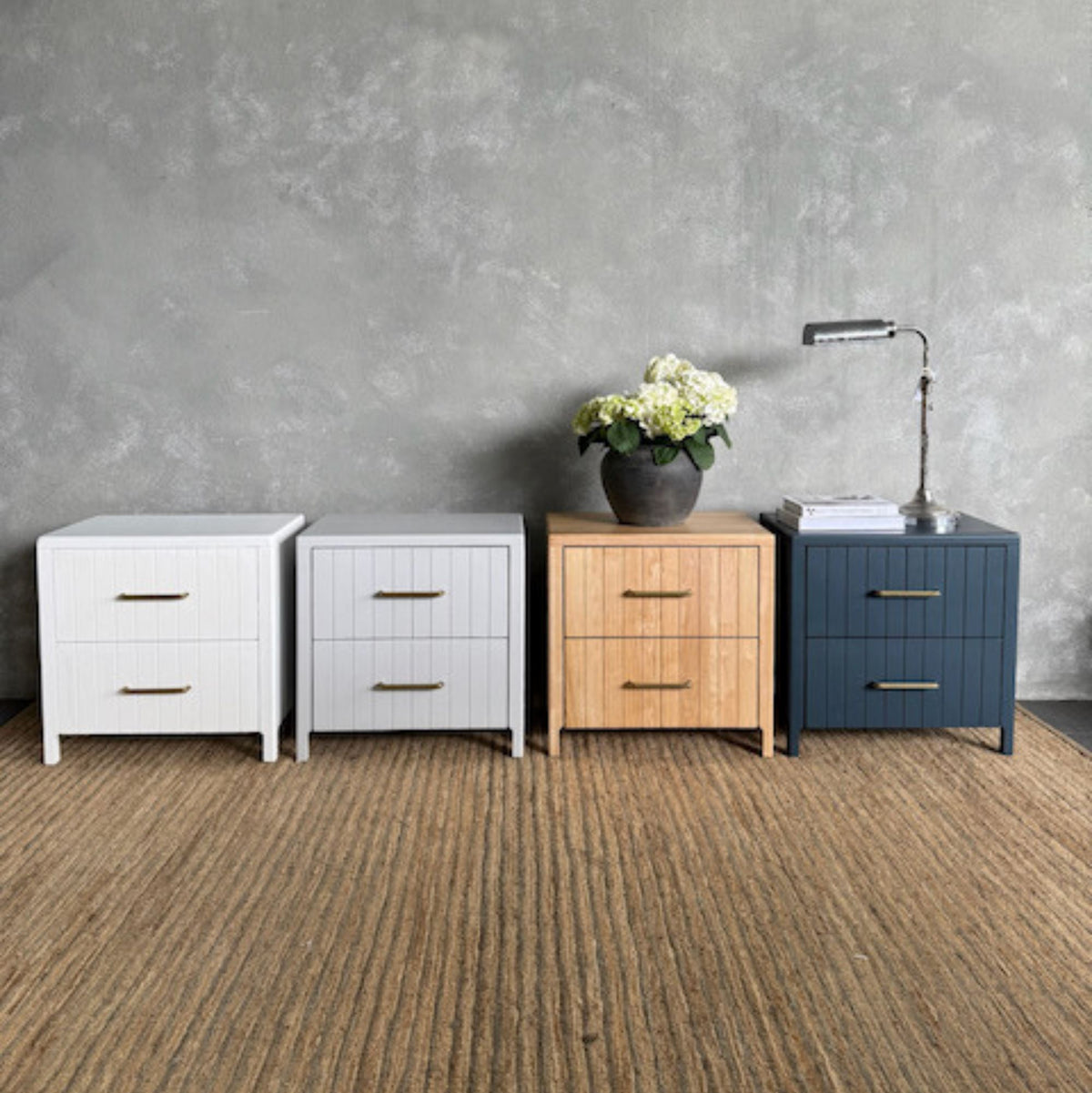 Rhodes Bedside L600mm Bedroom Furniture Beachwood Designs