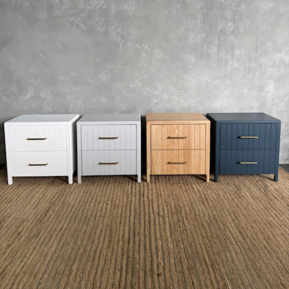 Rhodes Bedside L600mm Bedroom Furniture Beachwood Designs