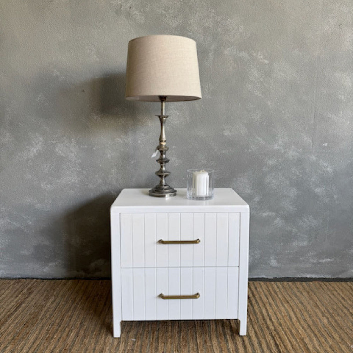 Rhodes Bedside L600mm Bedroom Furniture Beachwood Designs