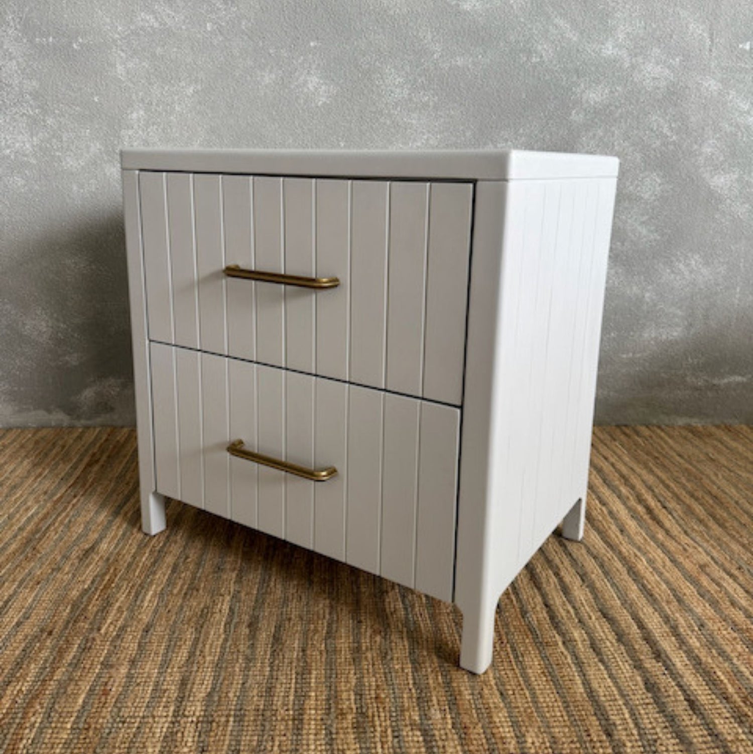 Rhodes Bedside L600mm Bedroom Furniture Beachwood Designs 