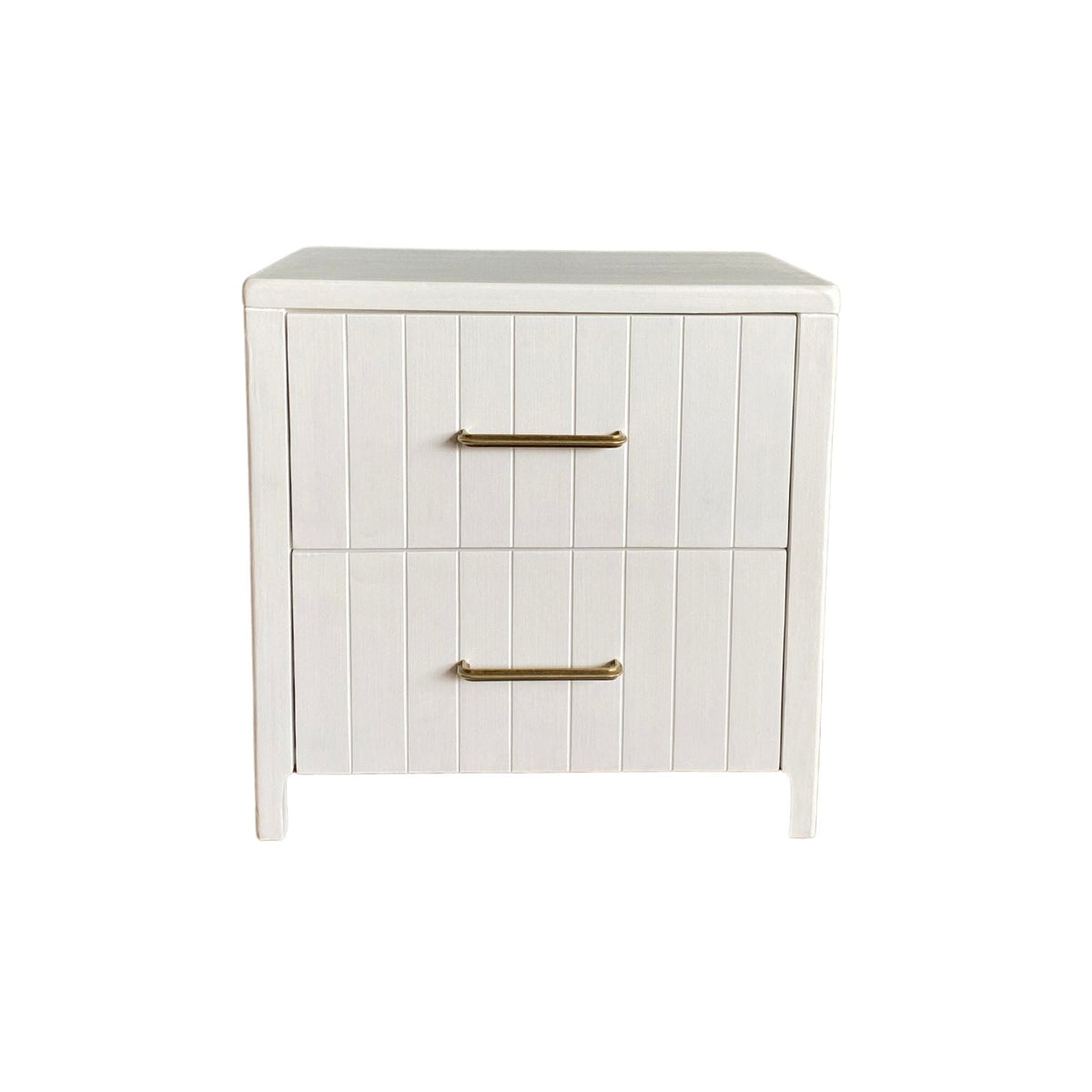 Rhodes Bedside L600mm Bedroom Furniture Beachwood Designs White