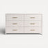 Rhodes Chest of Drawers L1500mm Bedroom Furniture Beachwood Designs White 