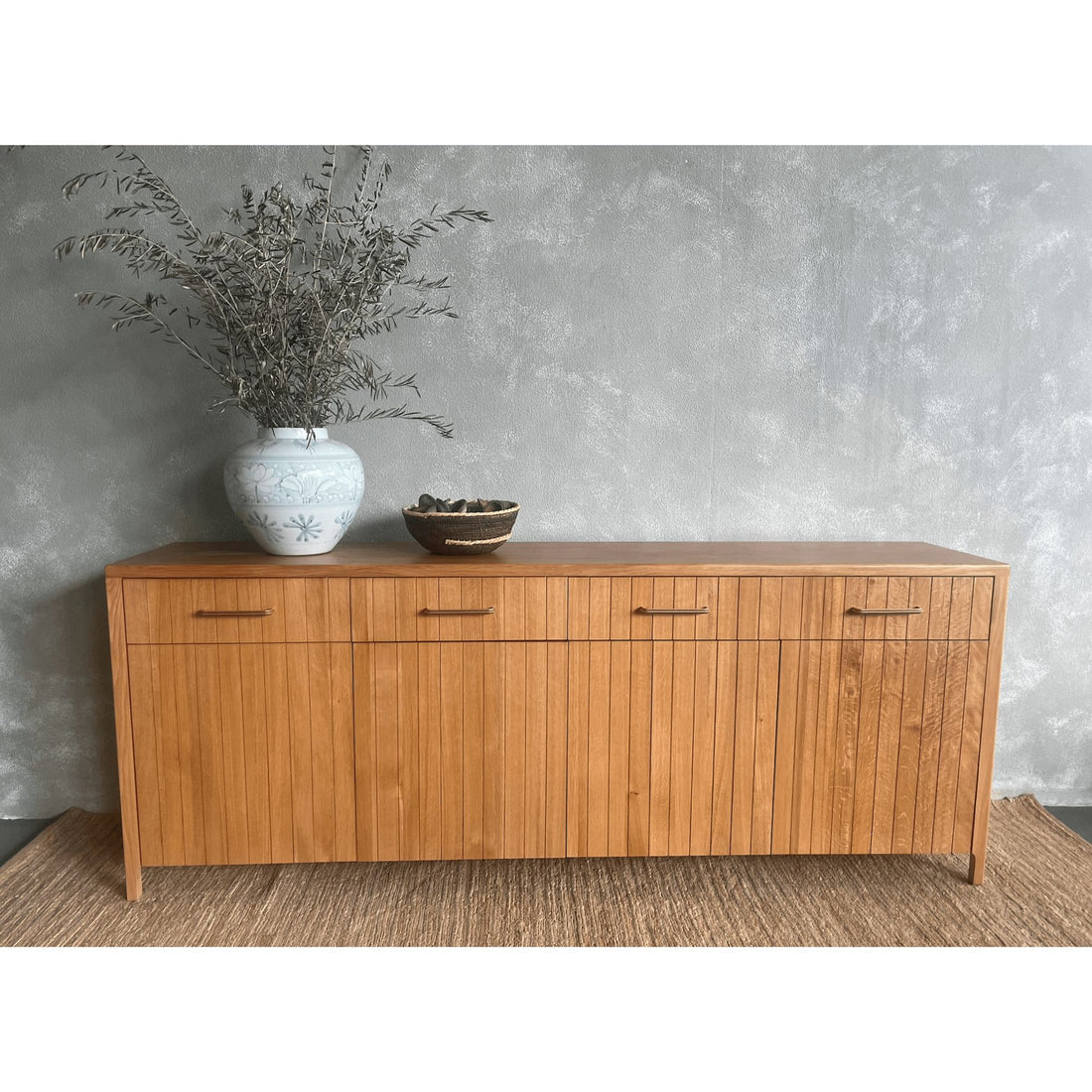 Rhodes Sideboard L2200mm - Natural Oak Living Furniture Beachwood Designs 